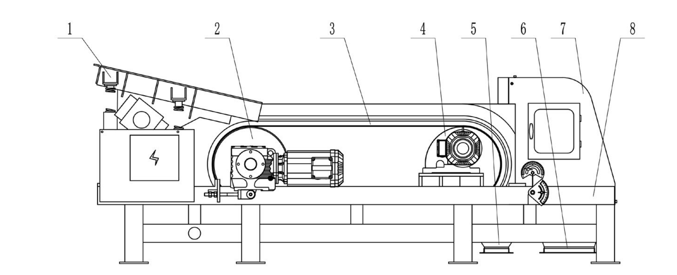 SEPARATOR VRTLJNEGA TOKA-HUATE MAGNETI